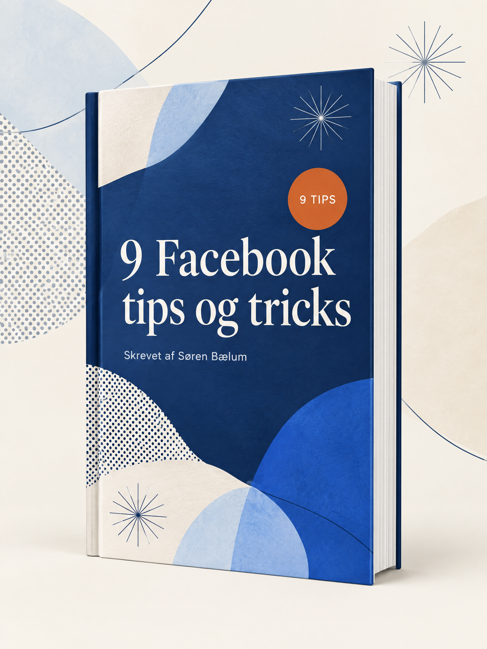 Søren Bælum E-bog – omslag til 9 Facebook tips og tricks